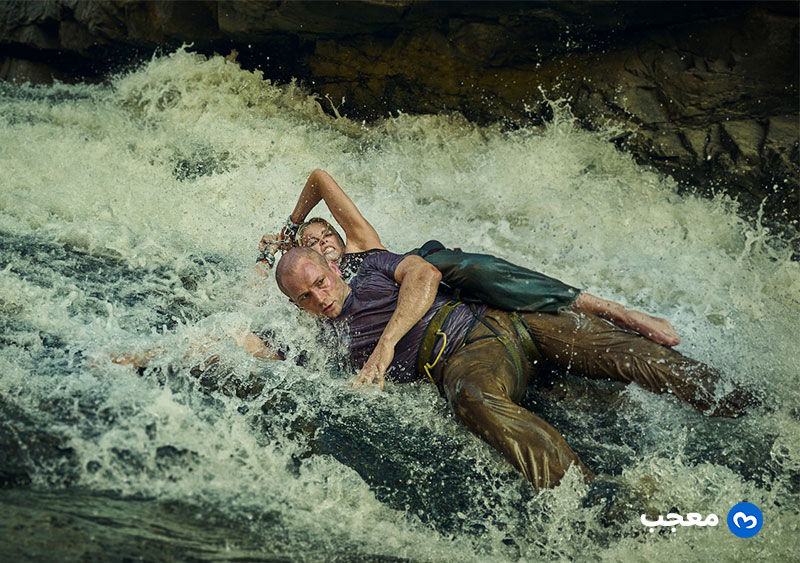 صراع البقاء بين تشارليز ثيرون وتارون إيجرتون في فيلم Apex